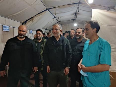 بازدید شهردار تهران از مراکز درمانی شرکت شهر سالم در کربلا