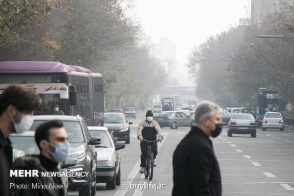 هوای تبریز برای گروههای حساس ناسالم می باشد