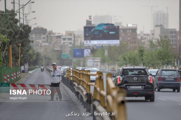هوای آلوده تهران برای گروههای حساس در مناطق پرتردد