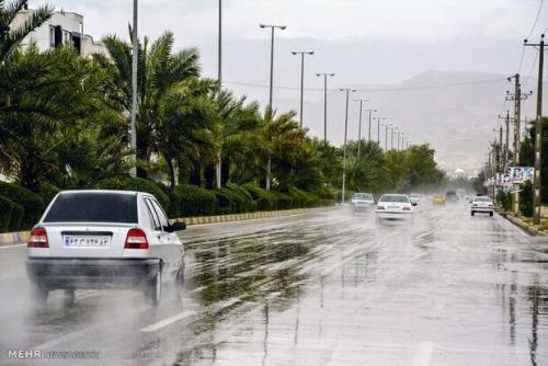 بارش باران در 5 استان اهواز گرم ترین شهر