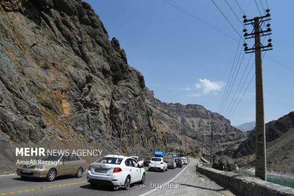 اعلام محدودیت ترافیکی جاده ای در آخر هفته