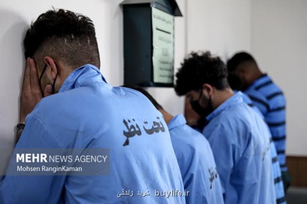 جزییات انهدام باند اراذل مسلح با 7 سابقه شرارت در شرق تهران به همراه فیلم