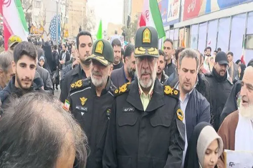 راهپیمایی ۲۲بهمن در نظم و امنیت کامل