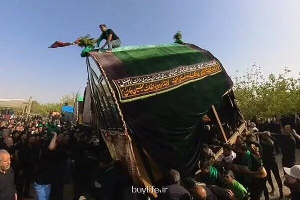 نخل گردانی شهر جنگل شهرستان رشتخوار