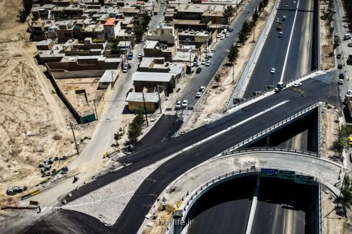 انسداد شبانه مسیر شرق به غرب بزرگراه شهید آوینی