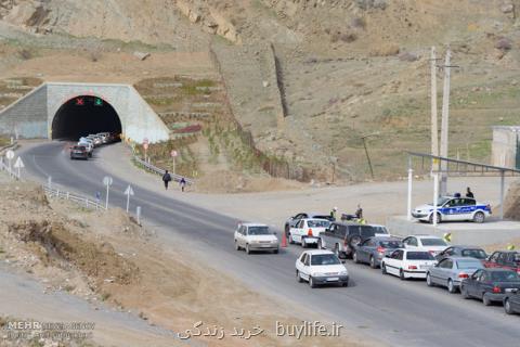 محور چالوس یك طرفه شد