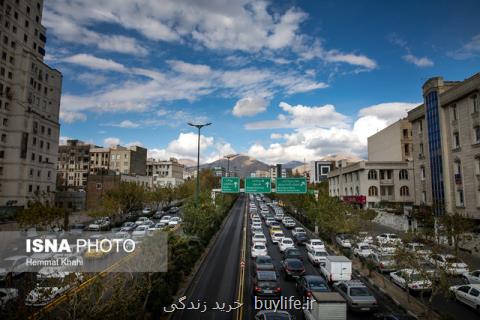 مقایسه كیفیت هوای تهران با پارسال