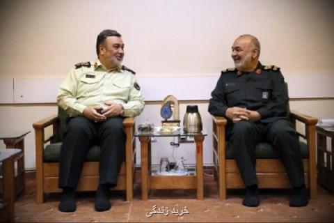 سردار اشتری با سرلشكر حسین سلامی دیدار نمود