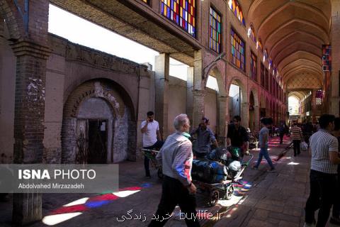 اخطار در مورد سقف در حال ریزش بازار آهنگران تهران