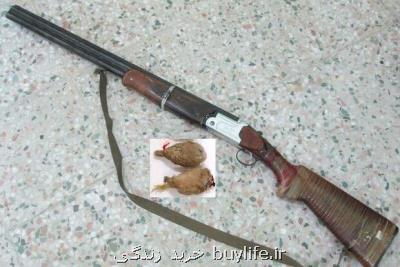 دستگیری 2 شكارچی متخلف در دامغان، كشف لاشه 2 قطعه تیهو