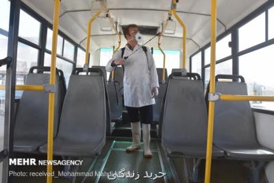 تجهیز ۵۰۰۰ اتوبوس به افشانه های ضد عفونی كننده